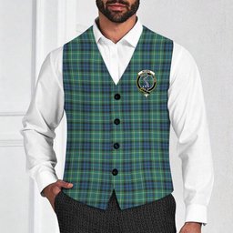 ScotsTee Shop Scottish McNeil of Colonsay Ancient Crest Tartan Waistcoat Sleeveless Suit Vest