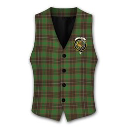 ScotsTee Shop Scottish McPhee Hunting Ancient Crest Tartan Waistcoat Sleeveless Suit Vest
