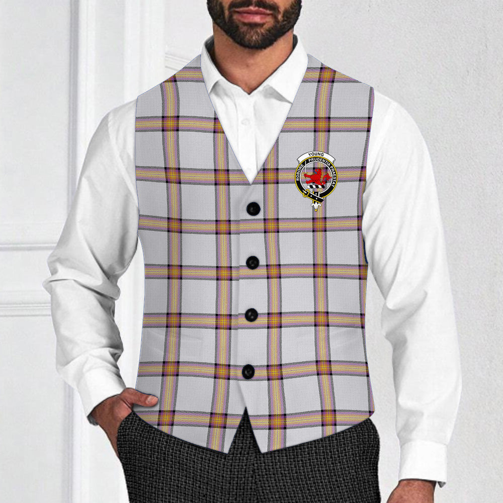 ScotsTee Shop Scottish Young Christina Modern Crest Tartan Waistcoat Sleeveless Suit Vest