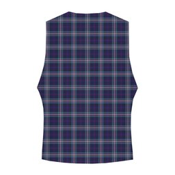 ScotsTee Shop Scottish Nevoy Crest Tartan Waistcoat Sleeveless Suit Vest
