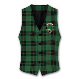 ScotsTee Shop Scottish MacArthur-Fox Hunting Ancient Crest Tartan Waistcoat Sleeveless Suit Vest