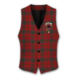 ScotsTee Shop Scottish MacDonell of Glengarry 4 Crest Tartan Waistcoat Sleeveless Suit Vest