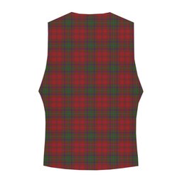 ScotsTee Shop Scottish MacDougall Crest Tartan Waistcoat Sleeveless Suit Vest