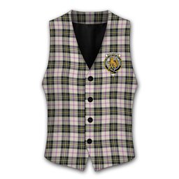 ScotsTee Shop Scottish MacPherson Dress Ancient Crest Tartan Waistcoat Sleeveless Suit Vest