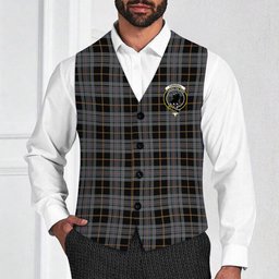 ScotsTee Shop Scottish Turnbull, Dress Bruce Crest Tartan Waistcoat Sleeveless Suit Vest
