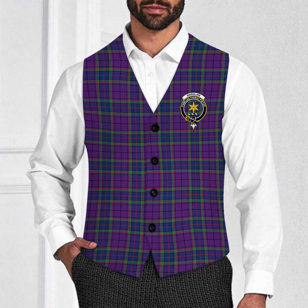 ScotsTee Shop Scottish Wardlaw Modern Crest Tartan Waistcoat Sleeveless Suit Vest