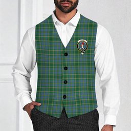 ScotsTee Shop Scottish Taylor Ancient Crest Tartan Waistcoat Sleeveless Suit Vest