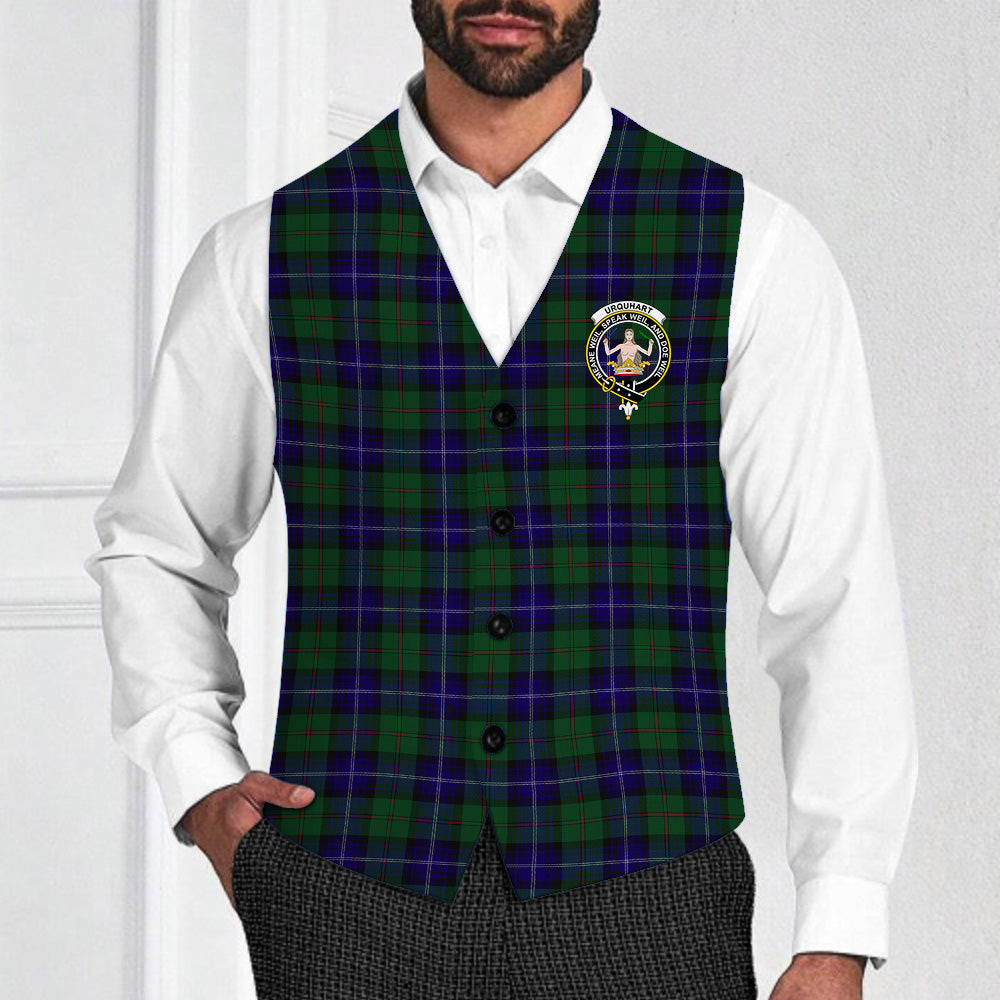 ScotsTee Shop Scottish Urquhart White Line Crest Tartan Waistcoat Sleeveless Suit Vest