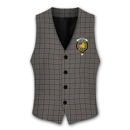 ScotsTee Shop Scottish Thomson Dress Grey Crest Tartan Waistcoat Sleeveless Suit Vest