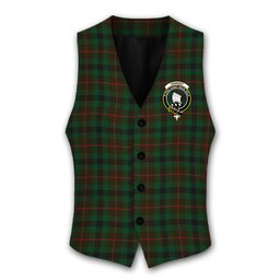 ScotsTee Shop Scottish Tennant Crest Tartan Waistcoat Sleeveless Suit Vest