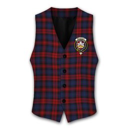 ScotsTee Shop Scottish McLachlan Crest Tartan Waistcoat Sleeveless Suit Vest
