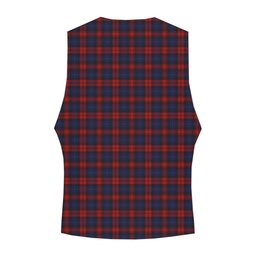 ScotsTee Shop Scottish McLachlan Crest Tartan Waistcoat Sleeveless Suit Vest
