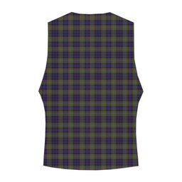 ScotsTee Shop Scottish MacLellan Modern Crest Tartan Waistcoat Sleeveless Suit Vest