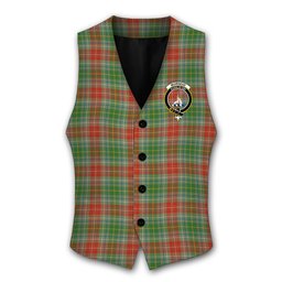 ScotsTee Shop Scottish Muirhead Ancient Crest Tartan Waistcoat Sleeveless Suit Vest