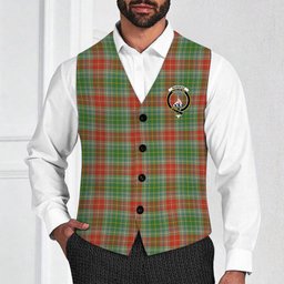 ScotsTee Shop Scottish Muirhead Ancient Crest Tartan Waistcoat Sleeveless Suit Vest