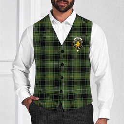 ScotsTee Shop Scottish MacIver Hunting Crest Tartan Waistcoat Sleeveless Suit Vest