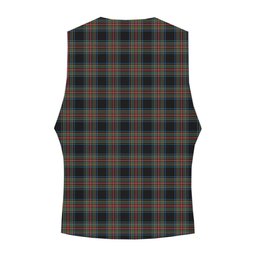 ScotsTee Shop Scottish Stewart Black Ancient Crest Tartan Waistcoat Sleeveless Suit Vest