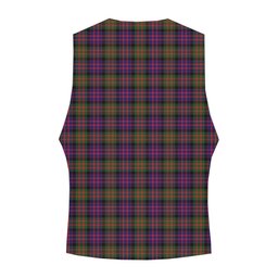 ScotsTee Shop Scottish McDonald Modern Crest Tartan Waistcoat Sleeveless Suit Vest