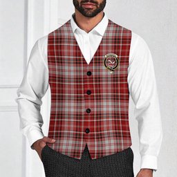 ScotsTee Shop Scottish MacDougall Dress Crest Tartan Waistcoat Sleeveless Suit Vest