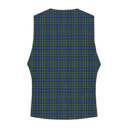 ScotsTee Shop Scottish Robertson Hunting Modern Crest Tartan Waistcoat Sleeveless Suit Vest