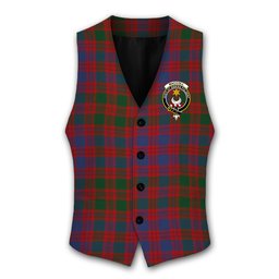 ScotsTee Shop Scottish MacColl Ancient Crest Tartan Waistcoat Sleeveless Suit Vest