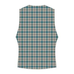 ScotsTee Shop Scottish Livingstone Dress Ancient Crest Tartan Waistcoat Sleeveless Suit Vest