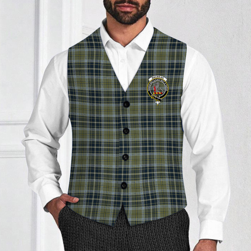 ScotsTee Shop Scottish MacBean Hunting Crest Tartan Waistcoat Sleeveless Suit Vest