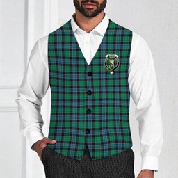 ScotsTee Shop Scottish Stewart Old Ancient Crest Tartan Waistcoat Sleeveless Suit Vest