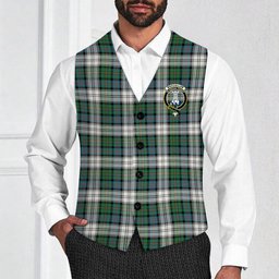 ScotsTee Shop Scottish MacCallum Dress Ancient Crest Tartan Waistcoat Sleeveless Suit Vest
