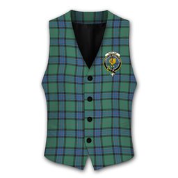 ScotsTee Shop Scottish Sinclair Hunting Ancient Crest Tartan Waistcoat Sleeveless Suit Vest