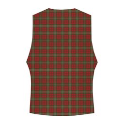 ScotsTee Shop Scottish Langlands Crest Tartan Waistcoat Sleeveless Suit Vest