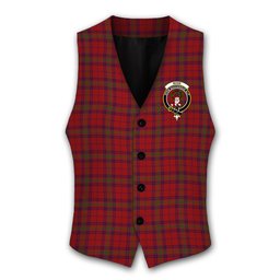 ScotsTee Shop Scottish Ross Old Crest Tartan Waistcoat Sleeveless Suit Vest