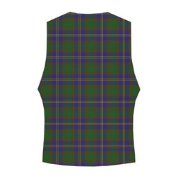 ScotsTee Shop Scottish Strange of Balkaskie Crest Tartan Waistcoat Sleeveless Suit Vest