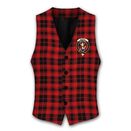 ScotsTee Shop Scottish Murray of Ochtertyre Modern Crest Tartan Waistcoat Sleeveless Suit Vest