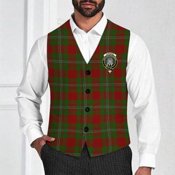ScotsTee Shop Scottish Strange Crest Tartan Waistcoat Sleeveless Suit Vest
