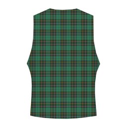 ScotsTee Shop Scottish McAlpine Ancient Crest Tartan Waistcoat Sleeveless Suit Vest