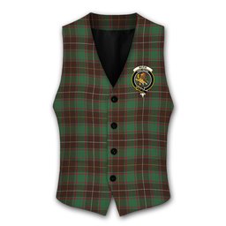 ScotsTee Shop Scottish McFie Hunting Modern Crest Tartan Waistcoat Sleeveless Suit Vest