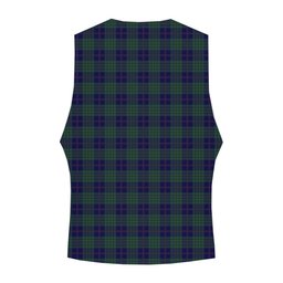 ScotsTee Shop Scottish Hutton Crest Tartan Waistcoat Sleeveless Suit Vest