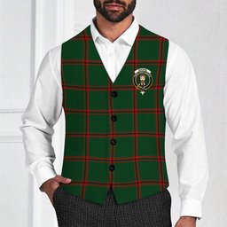 ScotsTee Shop Scottish MacNab Ancient 1 Crest Tartan Waistcoat Sleeveless Suit Vest