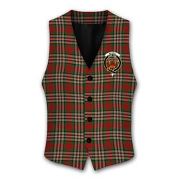 ScotsTee Shop Scottish McGill Crest Tartan Waistcoat Sleeveless Suit Vest
