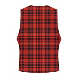 ScotsTee Shop Scottish McDonald of Ardnamurchan Modern Crest Tartan Waistcoat Sleeveless Suit Vest
