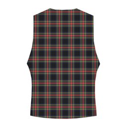 ScotsTee Shop Scottish Stewart Black Modern Crest Tartan Waistcoat Sleeveless Suit Vest