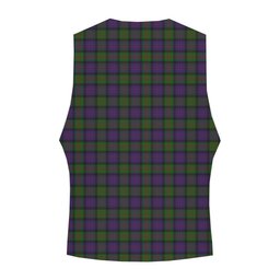 ScotsTee Shop Scottish MacDonald Crest Tartan Waistcoat Sleeveless Suit Vest