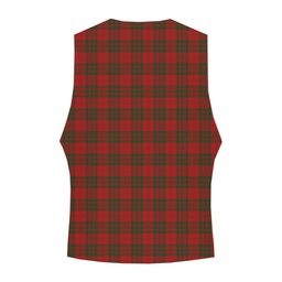 ScotsTee Shop Scottish Livingstone Crest Tartan Waistcoat Sleeveless Suit Vest