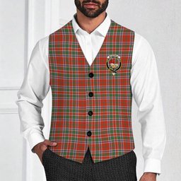 ScotsTee Shop Scottish McDonald of Lochmaddy Ancient Crest Tartan Waistcoat Sleeveless Suit Vest