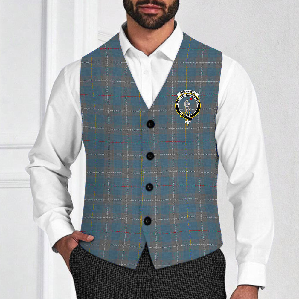 ScotsTee Shop Scottish McKerrell of Hillhouse Dress Crest Tartan Waistcoat Sleeveless Suit Vest