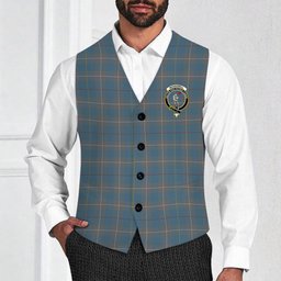 ScotsTee Shop Scottish McKerrell of Hillhouse Dress Crest Tartan Waistcoat Sleeveless Suit Vest