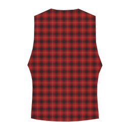 ScotsTee Shop Scottish MacIver 2 Crest Tartan Waistcoat Sleeveless Suit Vest