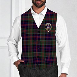 ScotsTee Shop Scottish McDonald of Clan Ranald Crest Tartan Waistcoat Sleeveless Suit Vest