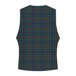 ScotsTee Shop Scottish Tennant Yules Modern Crest Tartan Waistcoat Sleeveless Suit Vest